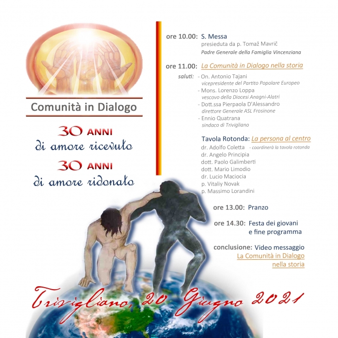 30° ANNIVERSARIO - Comunità in Dialogo onlus